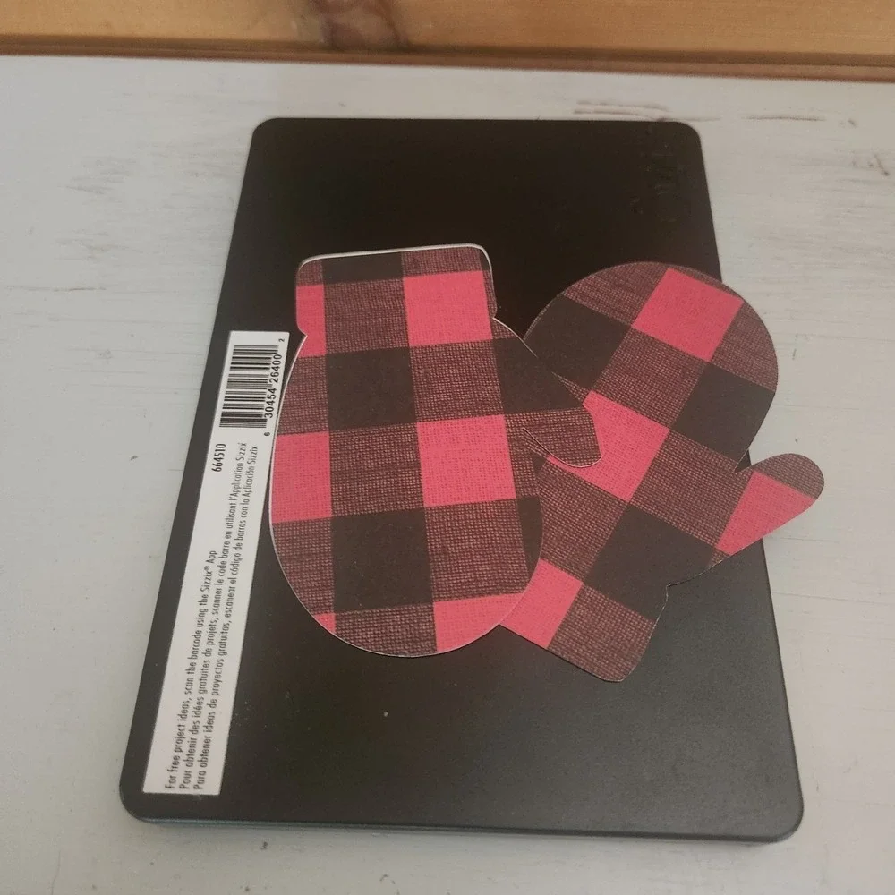 Very Rare HTF Sizzix Scoreboards L Eileen Hull Mittens Gloves Mini Box